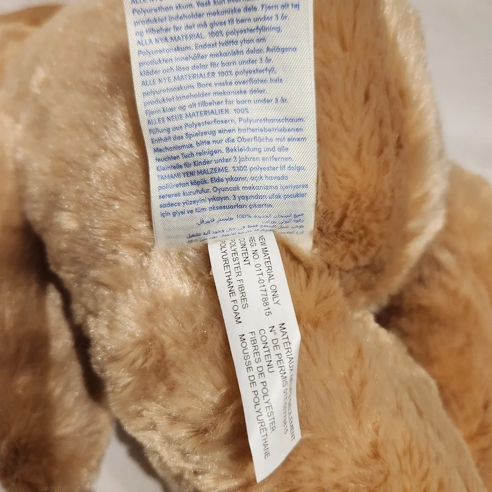 Build-A-Bear Pawlette Bunny Tan Easter Rabbit Plush Stuffed Animal No Sound Box